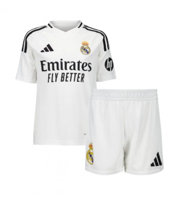Real Madrid Replika Babytøj Hjemmebanesæt Børn 2024-25 Kortærmet (+ Korte bukser)